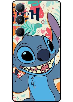 Силіконовий бампер чохол для realme c65 з малюнком stitch стіч