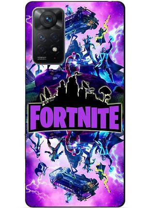 Силиконовий бампер чехол для xiaomi redmi note 11 pro fortnition marvel