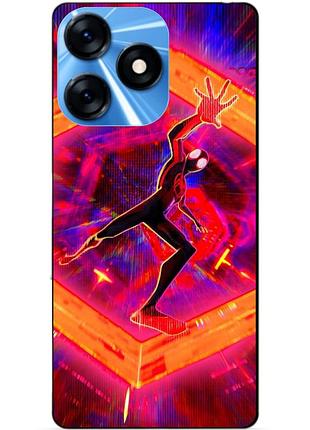 Силіконовий чохол бампер для tecno spark 10 з картинкою людина-павук spider man