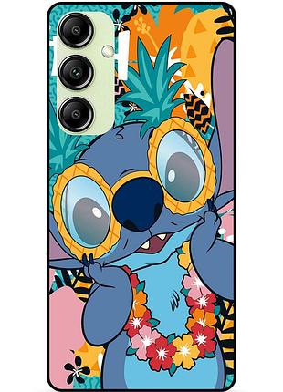 Силіконовий бампер чохол для samsung a04s з малюнком стіч stitch