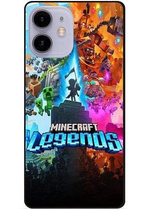 Силіконовий чохол бампер для iphone 11 гра майнкрафт minecraft