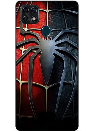 Чехол силиконовый бампер для zte blade 20 smart с рисунком человек паук spider man
