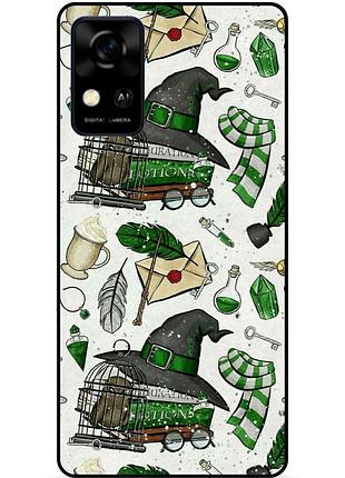 Чохол силіконовий бампер для zte blade a31 з картинкою слизерин slytherin гаррі поттер harry potter