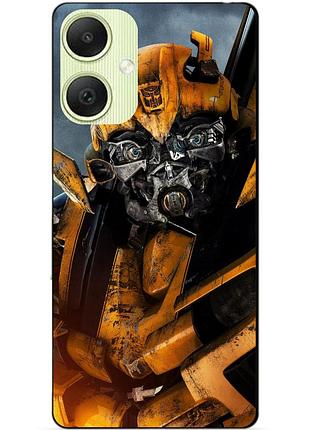 Силиконовый чехол бампер для samsung a05 с рисунком бамблби bumblebee трансформеры