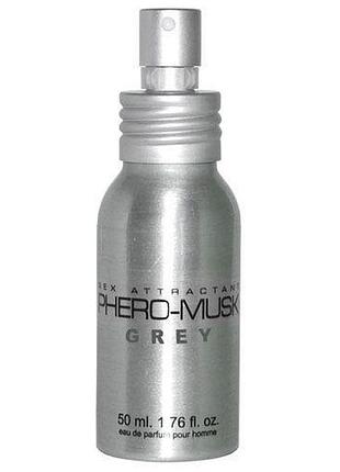 Духи з феромонами чоловічі phero-musk grey, 50 мл