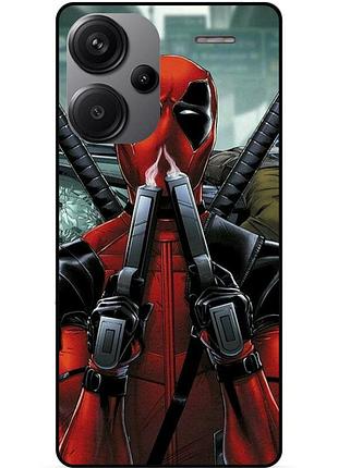 Силіконовий бампер чохол для xiaomi redmi note 13 pro plus 5g з малюнком дедпул deadpool