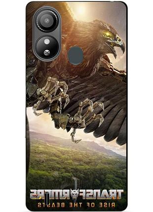 Силиконовый чехол бампер для zte blade l220 с рисунком эйрэйзор звероботы трансформеры transformers