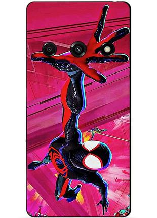 Чехол силиконовый бампер для xiaomi redmi a3 с рисунком spider man человек паук майлз моралес