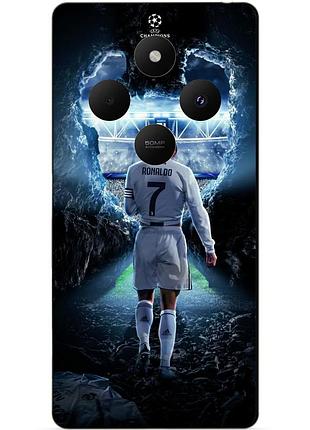 Чехол силиконовый бампер для xiaomi redmi 14c с рисунком ronaldo роналдо