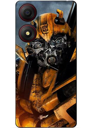 Силіконовий чохол бампер для zte blade a34 з малюнком бамблбі bumblebee трансформери