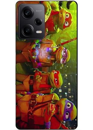 Силіконовий чохол бампер для xiaomi redmi note 12 pro 5g черепашки ніндзя