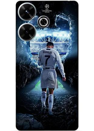 Чехол силиконовый бампер для infinix hot 30 (x6831) с рисунком ronaldo роналдо