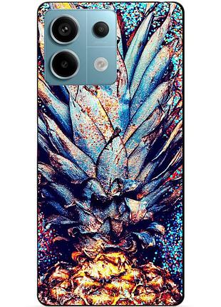 Силіконовий чохол бампер для xiaomi redmi note 13 pro 5g з малюнком ананас
