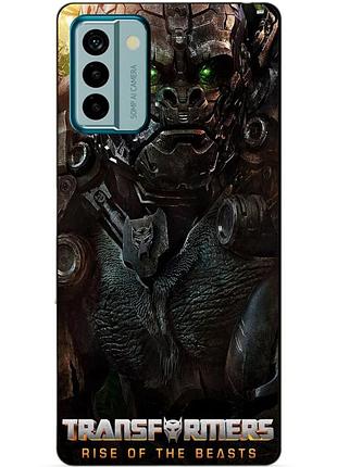 Силіконовий чохол бампер для nokia g22 з малюнком оптимус праймал звероботи трансформери transformers