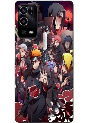 Силіконовий чохол бампер для oppo a55 з малюнком наруто naruto аніме