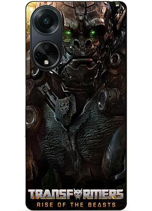 Силіконовий бампер чохол для oppo a98 з малюнком оптимус праймал трансформери звероботи transformers