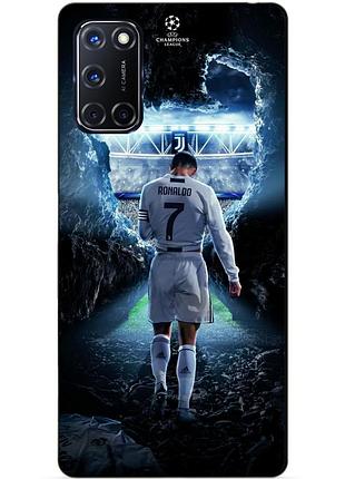 Силіконовий бампер чохол для oppo a52 з малюнком ronaldo