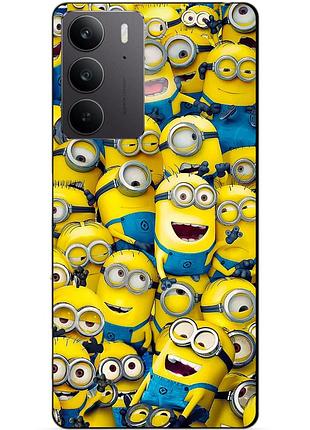 Силіконовий чохол бампер для realme c75 з малюнком міньйони minion