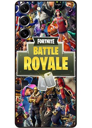 Силиконовый чехол бампер для samsung s21 fe игра fortnite фортнайт