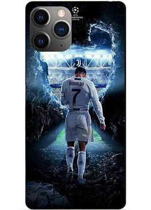 Силиконовый чехол бампер для iphone 11 pro с рисунком ronaldo роналдо