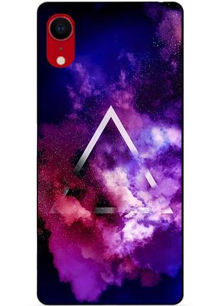 Силіконовий чохол бампер для iphone xr з малюнком космос галактика