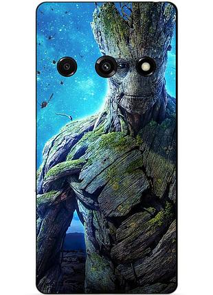 Чехол силиконовый бампер для xiaomi redmi a3 с рисунком грут groot стражи галактики