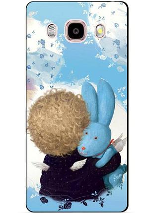 Силіконовий чохол бампер для samsung galaxy j510 j5-2016 з малюнком гапчинська зайчик