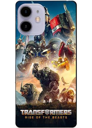Силиконовый чехол бампер для iphone 11 с картинкой звероботы трансформеры transformers