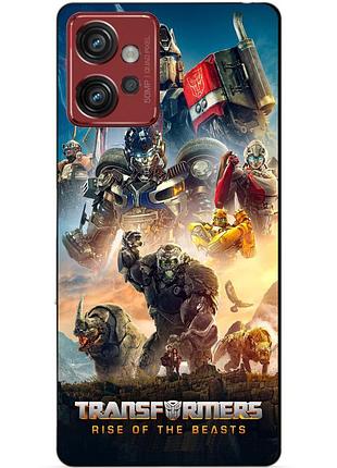Силіконовий чохол бампер для motorola moto g32 з картинкою звіробої трансформери transformers