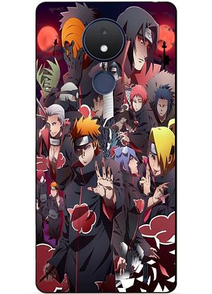 Силіконовий чохол бампер для nokia c21 з малюнком наруто naruto аніме