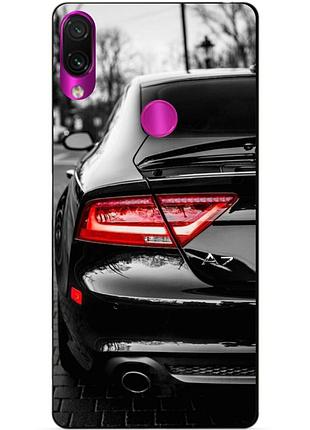 Силіконовий чохол для xiaomi redmi note 7 з малюнком audi