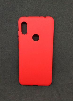 Силіконовий чохол бампер для xiaomi redmi note 6 pro candy case червоний