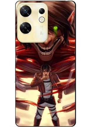 Чехол силиконовый бампер для infinix zero 30 4g с рисунком attack on titan атака титанов