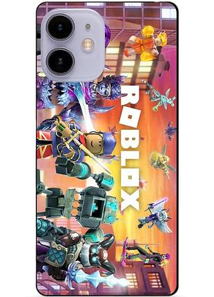 Силіконовий чохол бампер для iphone 11 з картинкою роблокс roblox