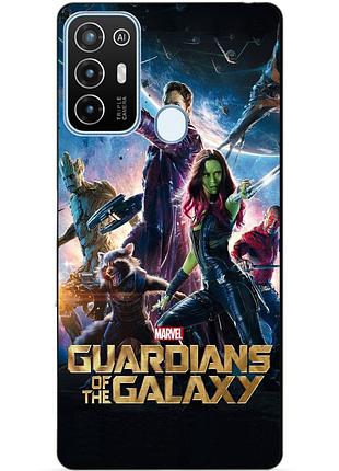 Силиконовый бампер чехол для zte blade a52 стражи галактики