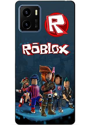 Силіконовий бампер чохол для vivo y15s з малюнком roblox