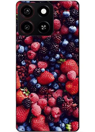 Силіконовий чохол бампер для zte blade a35 з малюнком ягоди