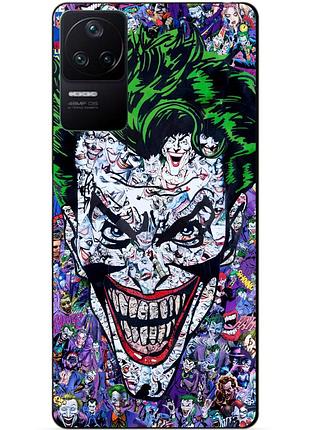 Силіконовий бампер чохол для xiaomi poco f4 з малюнком джокер
