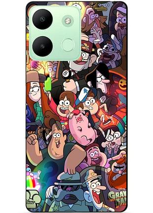 Силіконовий чохол бампер для infinix smart 7 hd з малюнком гравіті фолз gravity falls