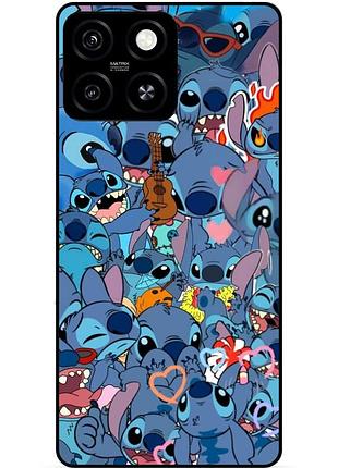 Чехол силиконовый бампер для zte blade a55 лило и стич stitch