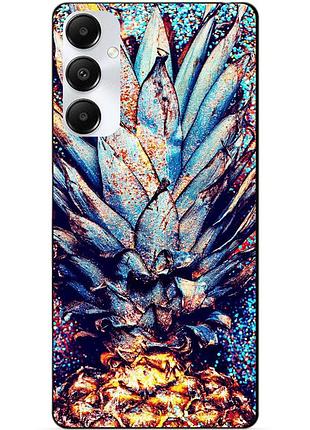Силиконовый чехол бампер для samsung a05s с рисунком ананас