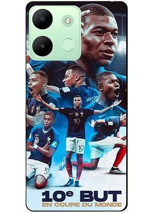 Силіконовий бампер чохол для infinix smart 7 hd з малюнком мбаппе франція mbappe
