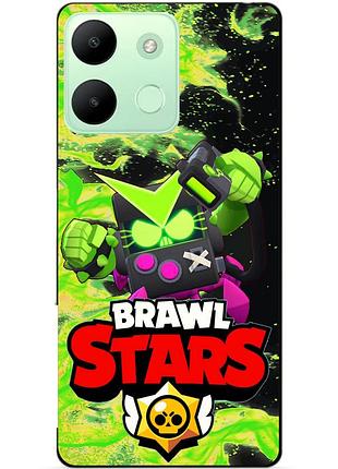 Силіконовий бампер чохол для infinix smart 7 hd/inf power з героєм бравл вірус біт