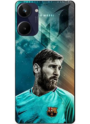 Силіконовий чохол бампер для realme 10 з малюнком leo messi мессі