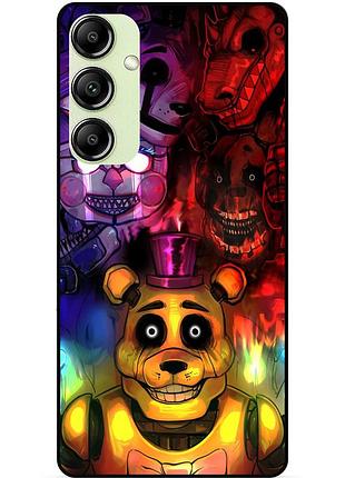 Силіконовий бампер чохол для samsung m52 з малюнком freddy фредді аніматроніки