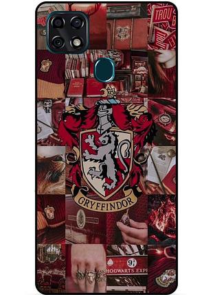 Чехол силиконовый бампер для zte blade 20 smart с рисунком гриффиндор gryffindor гарри поттер harry potter