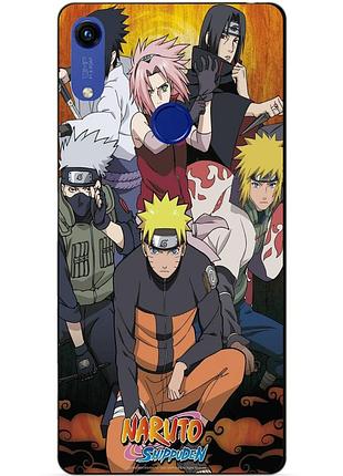 Силіконовий бампер чохол для huawei honor 8a з малюнком naruto
