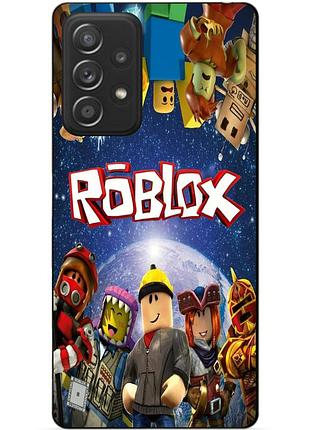 Чехол силиконовый бампер для samsung a32 с рисунком роблокс roblox