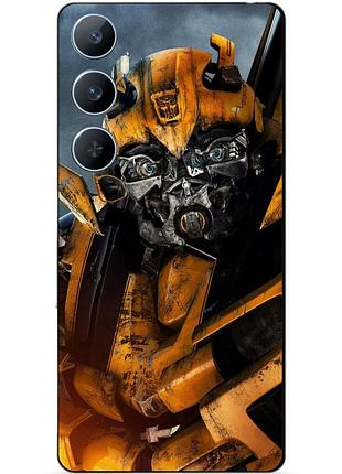 Чехол силиконовый бампер для realme c65 с рисунком бамблби bumblebee трансформеры