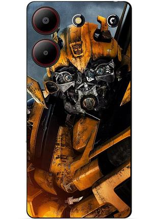 Силіконовий чохол бампер для zte blade a54 з малюнком бамблбі bumblebee трансформери